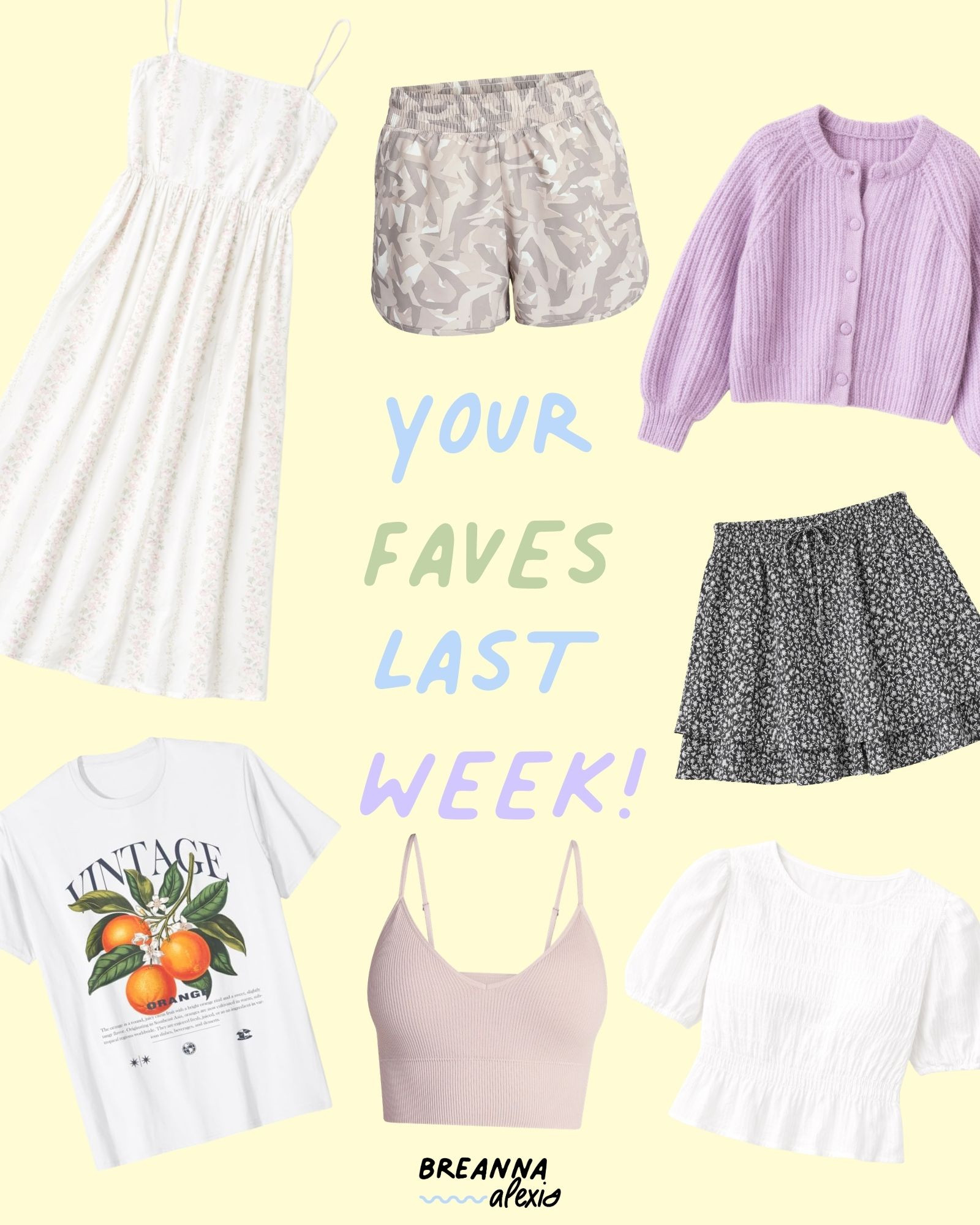 Your weekly favorites from last week are here! From the perfect summer dress to easy workout pieces, these are the spring staples you’ll want to add to your wardrobe. ✨ 

 #LTKfitnessgoals #LTKmomlife #LTKSeasonal
