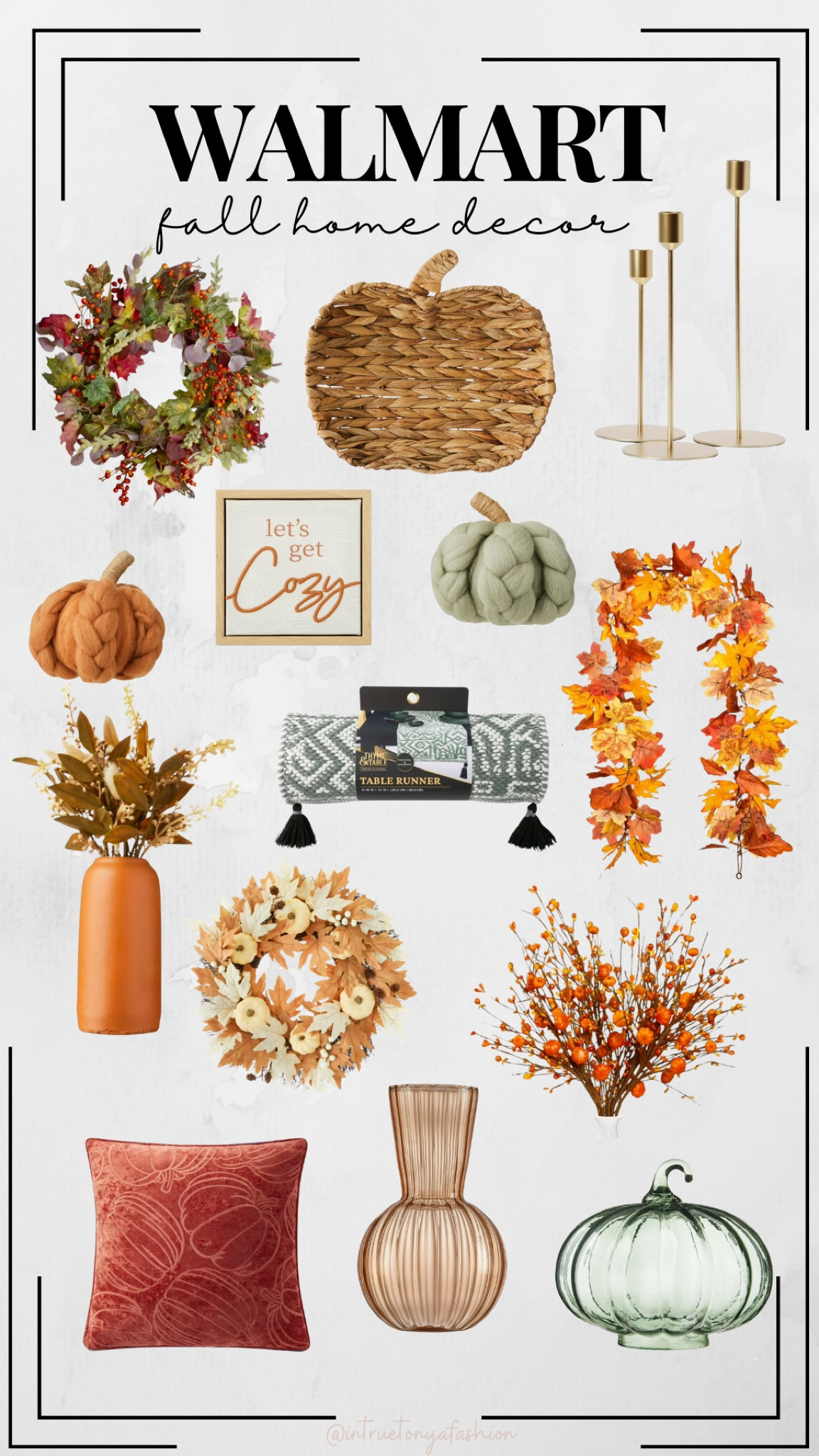 Walmart fall home decor

//fall decorations, fall floral decor, entryway decor, fall tablescape, floral wreath, living room, fall kitchen decor
#ltksalealert #ltkfindsunder100 #ltkfindsunder50 

#LTKSeasonal #LTKHome #LTKFallSale