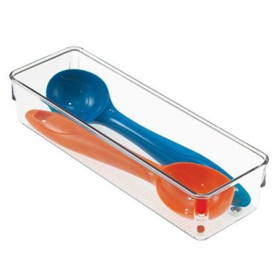 iDesign® Linus Acrylic 3-Inch x 9-Inch Drawer Organizer | Bed Bath & Beyond