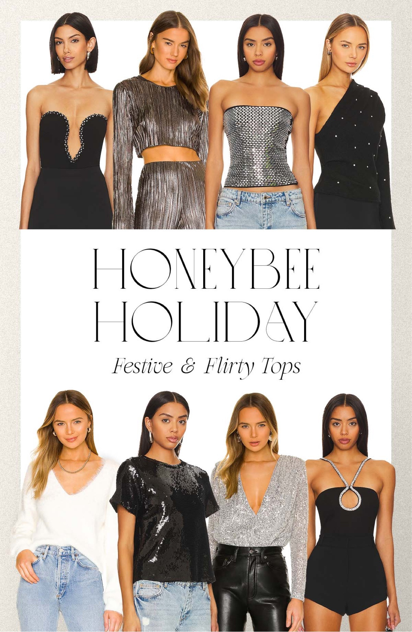 Flirty and festive holiday tops 

#LTKHoliday #LTKparties #LTKCyberWeek