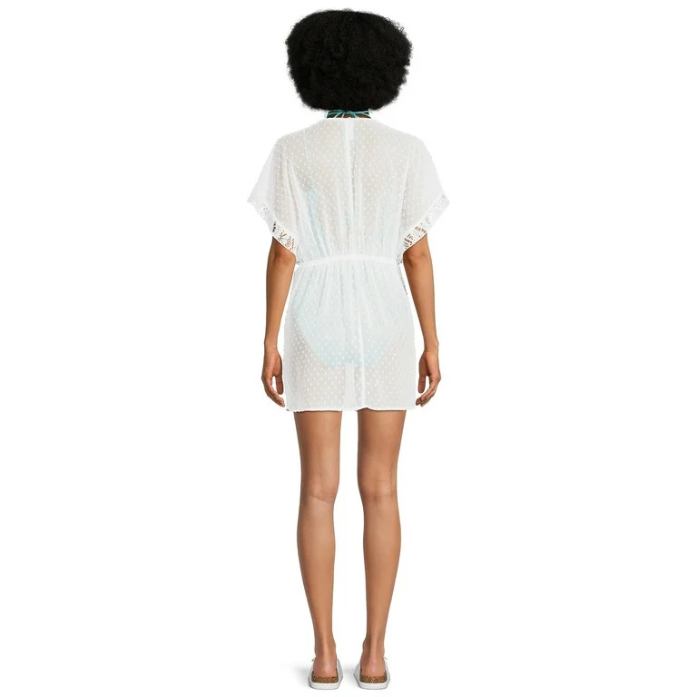 No Boundaries Juniors Tie Front Cover Up | Walmart (US)