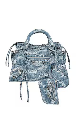 Balenciaga Extra Small Neo Cagole Bag in Blue | FWRD | FWRD 