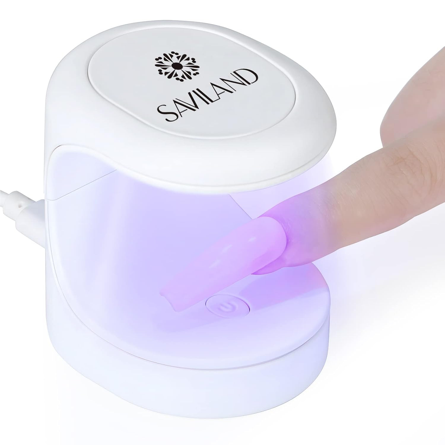Saviland Mini Nail Lamp, Quick-Dry Gel Nail Lamp 16W, Portable U V Light for Easy and Fast Nail E... | Amazon (US)