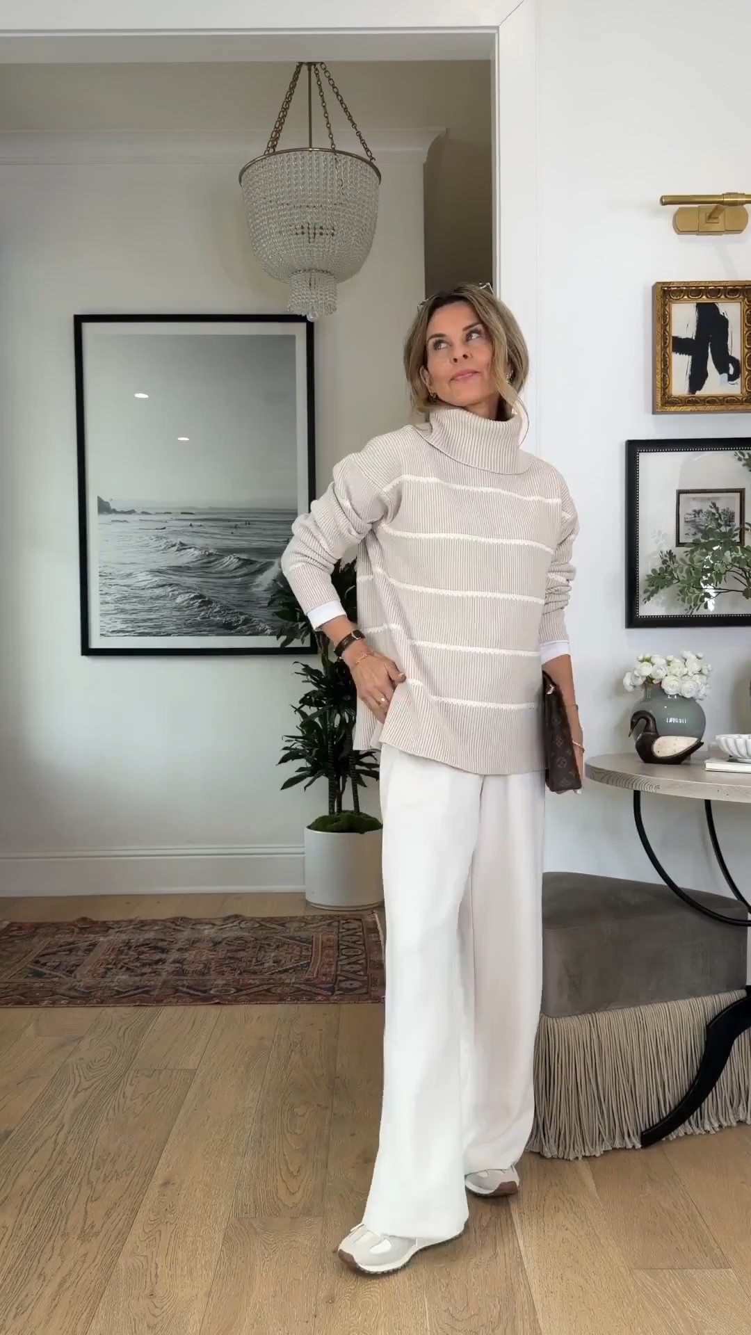 I’m 5’6’'

-Talbots cotton sweater size S
-Aritzia lodge pant size XS. Love them, I’m also linking the Target under $30 pair that’s very similar
-Sneakers TTS
-linked similar watch to my Cartier tank

#LTKSeasonal #LTKOver40 #LTKootd