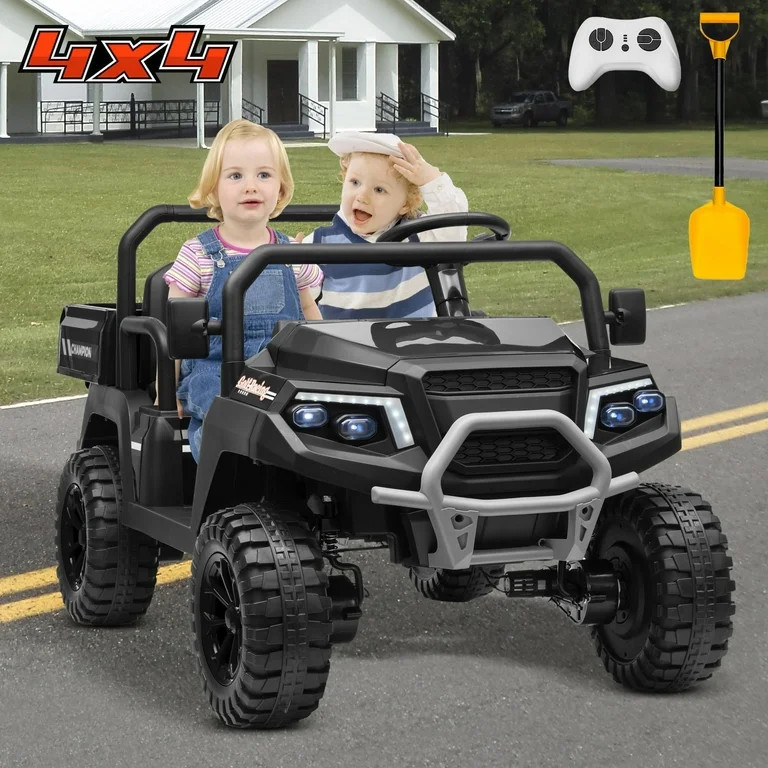 4WD 24 Volts Ride on Toys Truck with Parental Remote, 800W Motor 7AH Battery Powered Electric Veh... | Walmart (US)