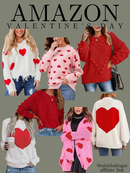 Valentine’s Day sweaters. Valentine’s Day Amazon. Valentine’s Day outfit idea  

#LTKworkwear #LTKstyletip #LTKfindsunder50