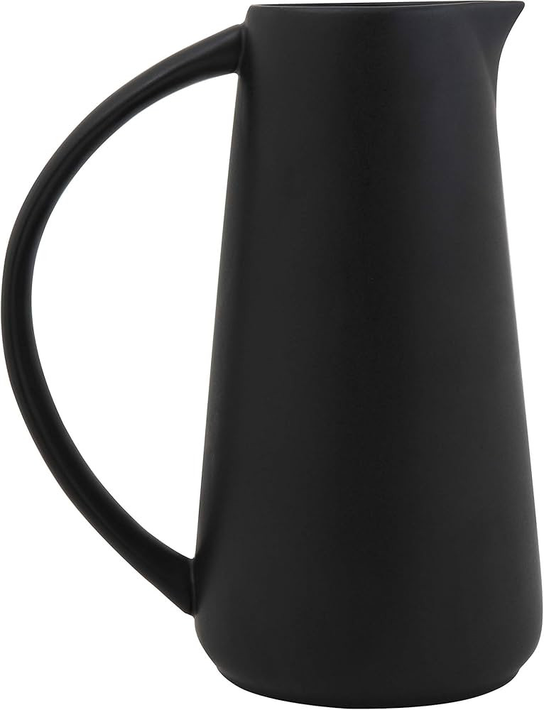 Bloomingville Black Stoneware Pitcher | Amazon (US)