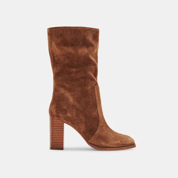 NOKIA BOOTS IN DK BROWN SUEDE | DolceVita.com