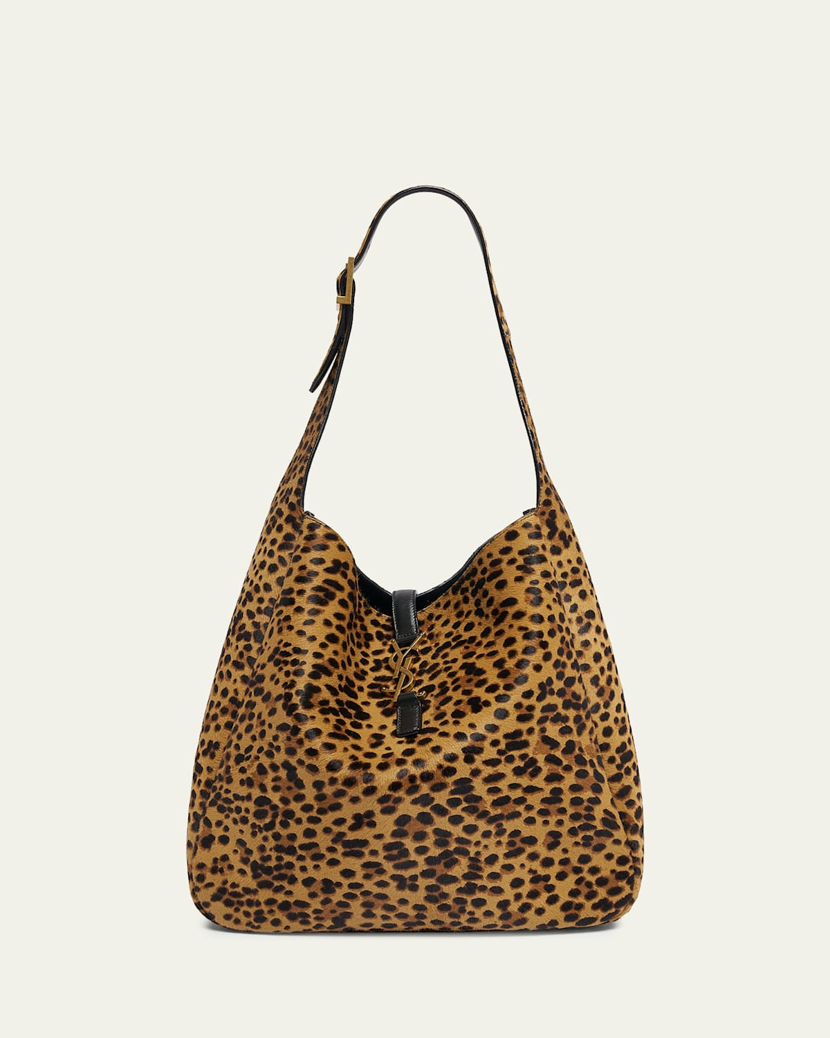 Le 5 A 7 Large Animal-Print Calf Hair Shoulder Bag | Bergdorf Goodman