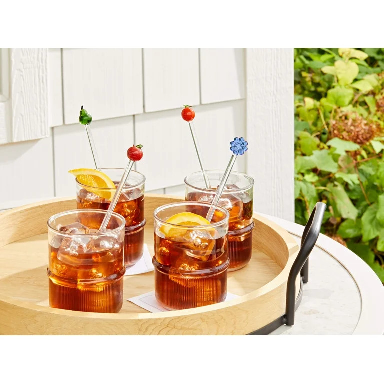 Better Homes & Gardens Glass Stir Sticks, 4 Pieces | Walmart (US)