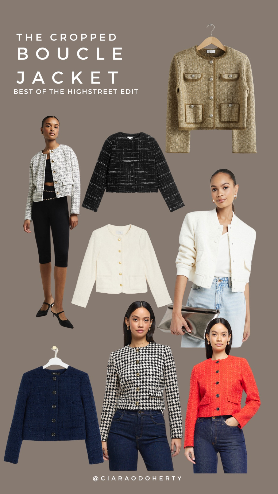  The cropped Boucle jacket / my top highstreet picks for you Spring capsule wardrobe 🤍

#LTKeurope #LTKsummer #LTKspring