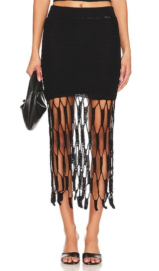 Tarania Skirt in Black | Revolve Clothing (Global)