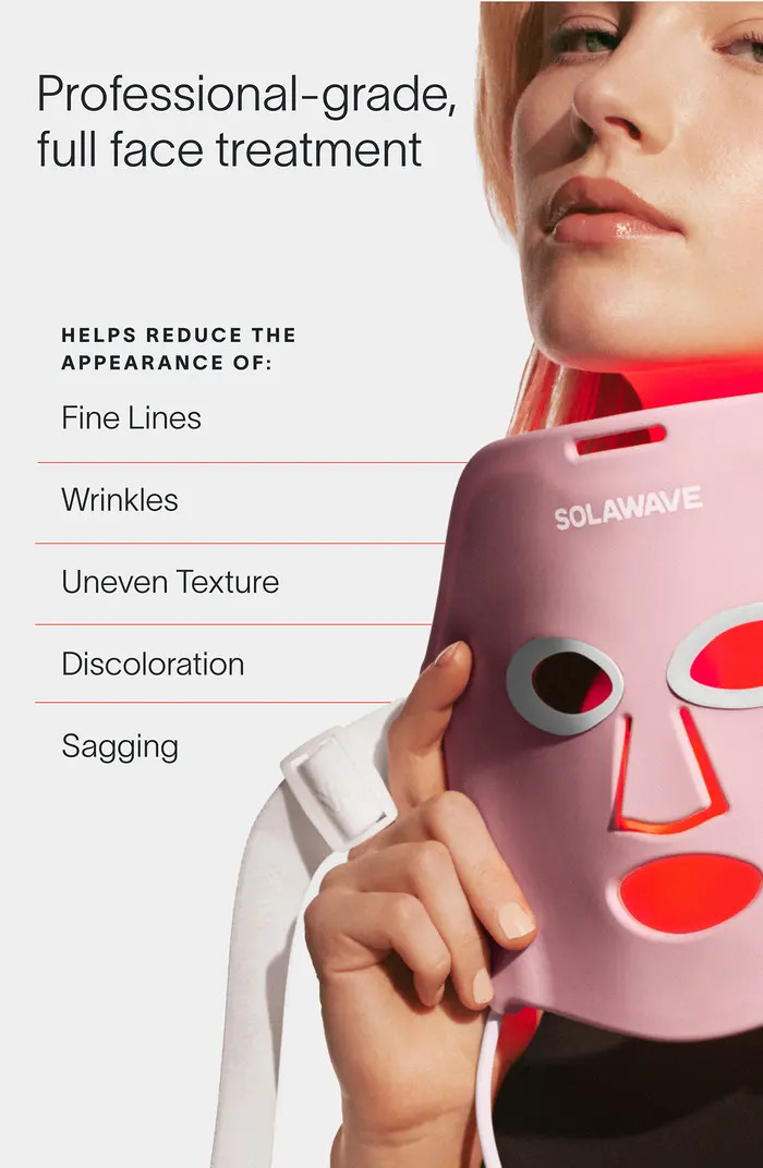 SolaWave Wrinkle Retreat Light Therapy Face Mask $349 Value | Nordstrom | Nordstrom