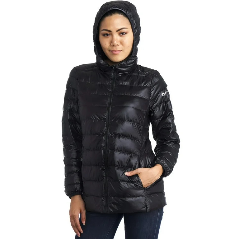 AlpineSwiss Womens Hooded Down Alternative Puffer Jacket Warm Light Bubble Coat - Walmart.com | Walmart (US)