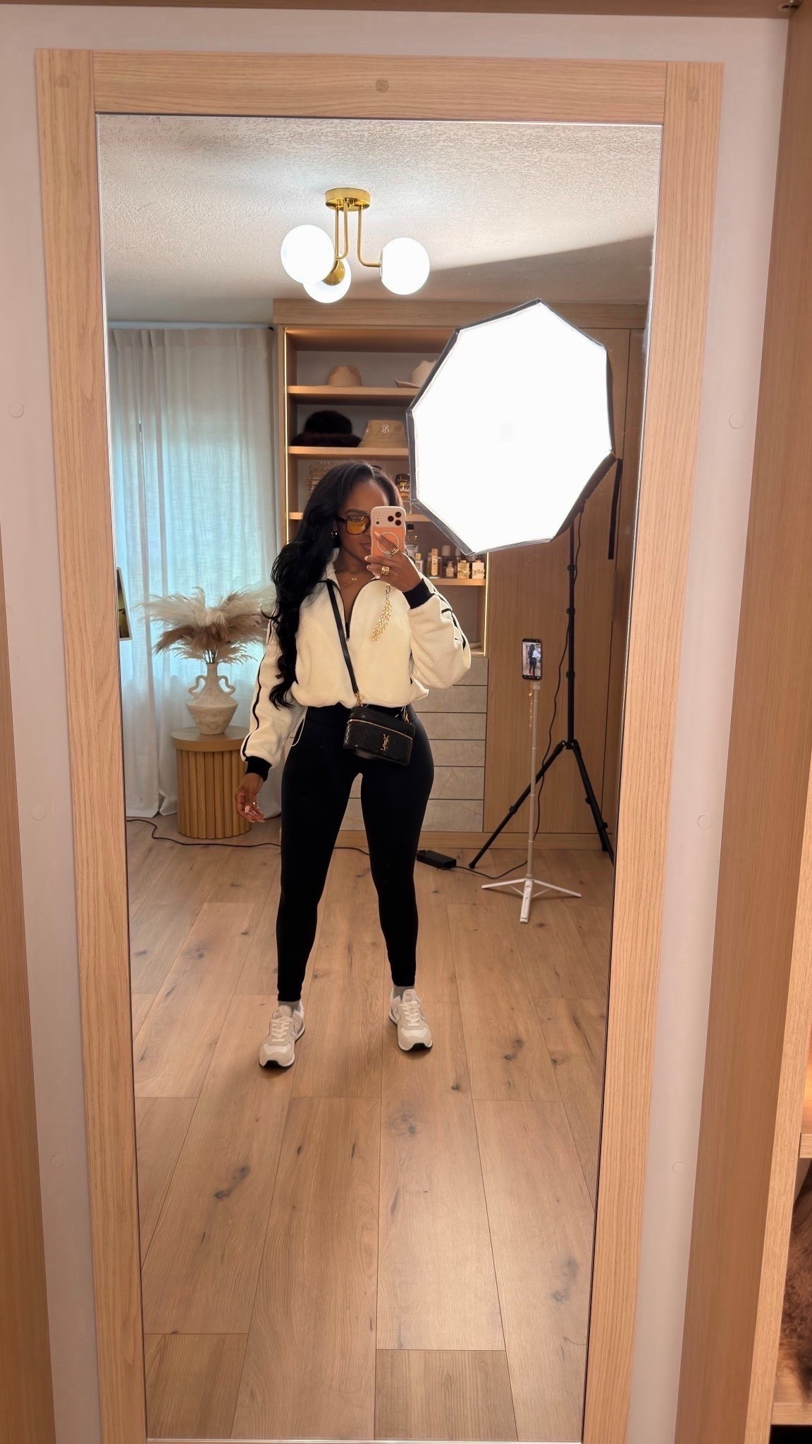 Cost per wear on this look is exactly why I love elevated athleisure — effortless, comfortable, and endlessly re-wearable.

This is one of those grab-and-go outfits that works for busy days without sacrificing style. The clean black-and-white combo feels polished, while the fitted layers keep it practical and flattering. Easy to dress up with a coat or keep casual for everyday errands.

Perfect for errands, travel days, casual meetings, school drop-offs, and off-duty weekends.

📏 Fit + Details:
• Zip-up jacket — lightweight, relaxed fit, easy layering piece  
• Black leggings — stretchy, smoothing, comfortable for all-day wear  
• Neutral sneakers — supportive and versatile  

📏 Sizing: Size Small  
📏 Measurements: 5’4” · 138 lbs · 34D · 27” waist · 40” hips  

Athleisure outfit ideas, casual everyday outfits, travel day looks, elevated basics, black leggings outfits, comfortable chic style.

Follow me on Instagram and YouTube @kirasfashionfinds

#LTKootd #LTKgrwm