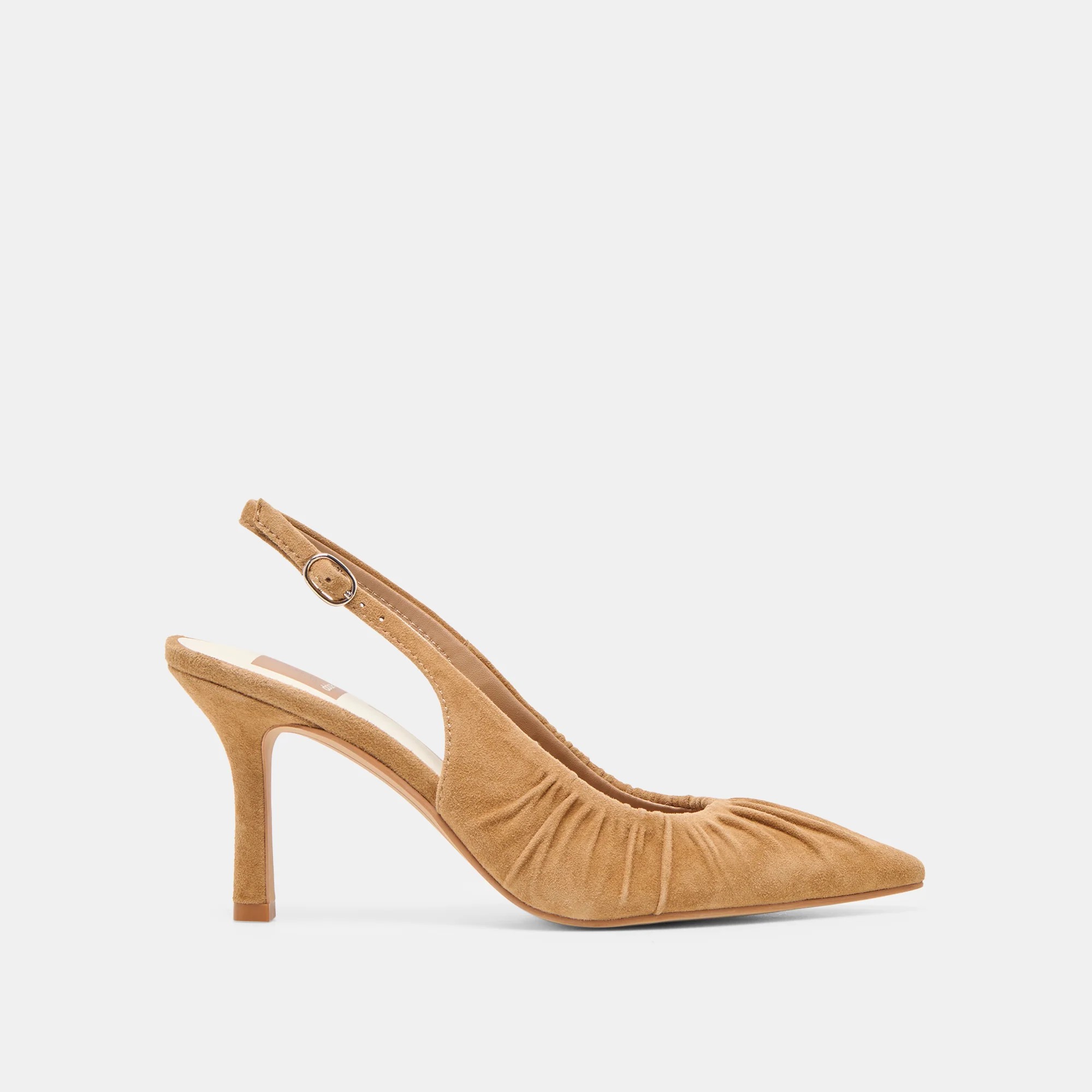 Keira Heels Lt Brown Suede | DolceVita.com