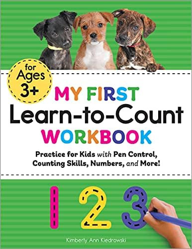 My First Learn-to-Count Workbook: Practice for Kids with Pen Control, Counting Skills, Numbers, a... | Amazon (US)