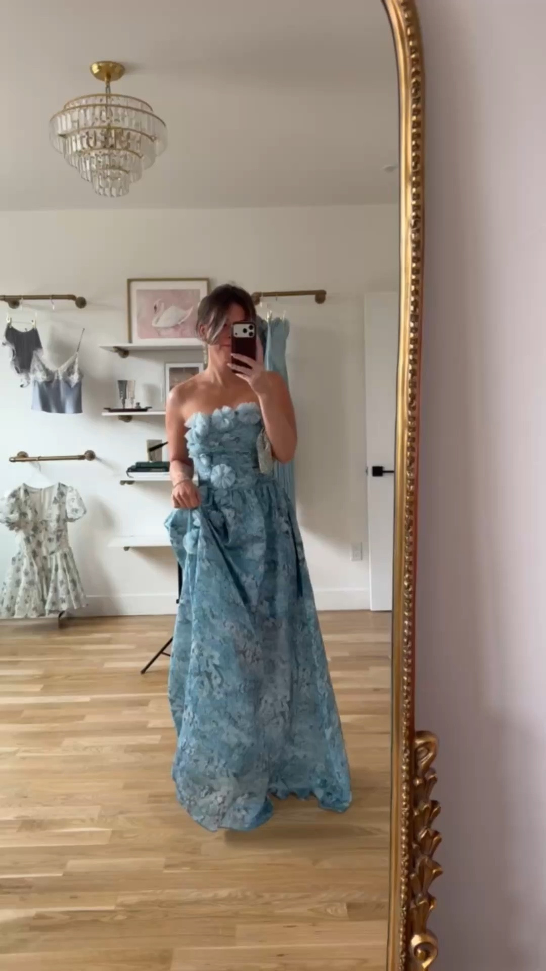 strapless blue floral dress for a special occasion or resort wear 

i did my normal size small

vici code: emerson30

formal attire
black tie 
strapless gown
wedding guest 
special occasion
formal occasion 

#LTKStyle #LTKDress 

#LTKgrwm