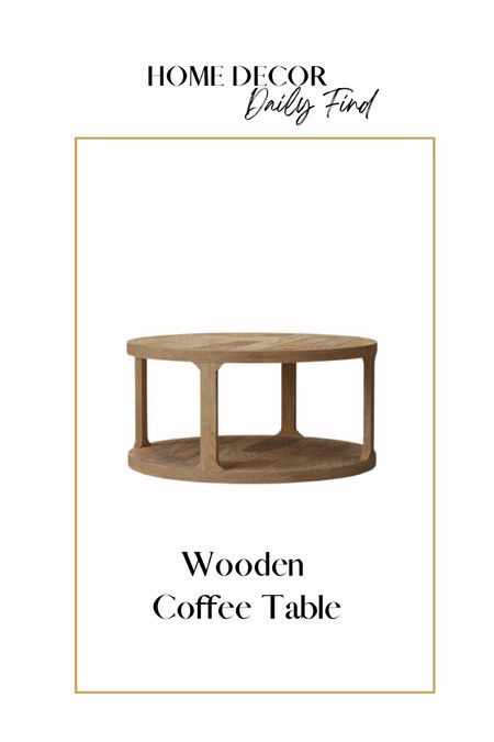 Check out this wooden coffee table that’ll look perfectly in every living room!

Shop now!

coffee table, wooden, circle coffee table, modern table 

#LTKhome #LTKSale