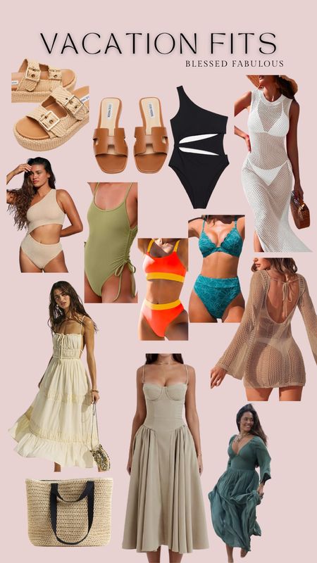 Shop your next vacation looks! Comment below what you’re looking for! 

Swim suit cover ups, maxi dress, midi dresses, two piece bathing suit, one piece, knit dress, knit tank, sandals, espadrilles, tote bag straw, vacation, summer, spring fit 

#LTKtravel #LTKswim #LTKSeasonal