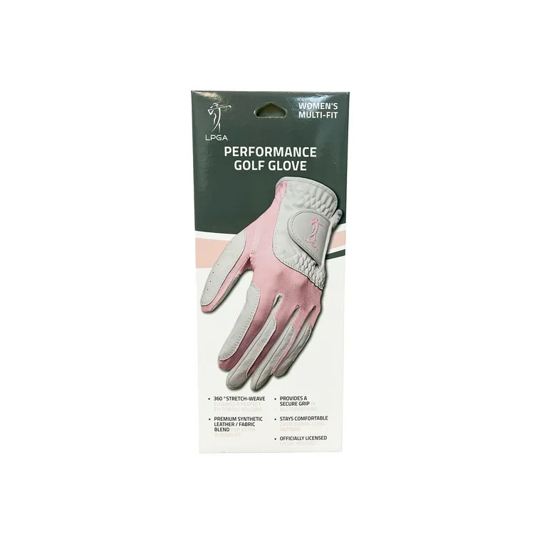 LPGA Women’s Pink Left-Handed Golf Glove for Right-Handed Golfers - Walmart.com | Walmart (US)