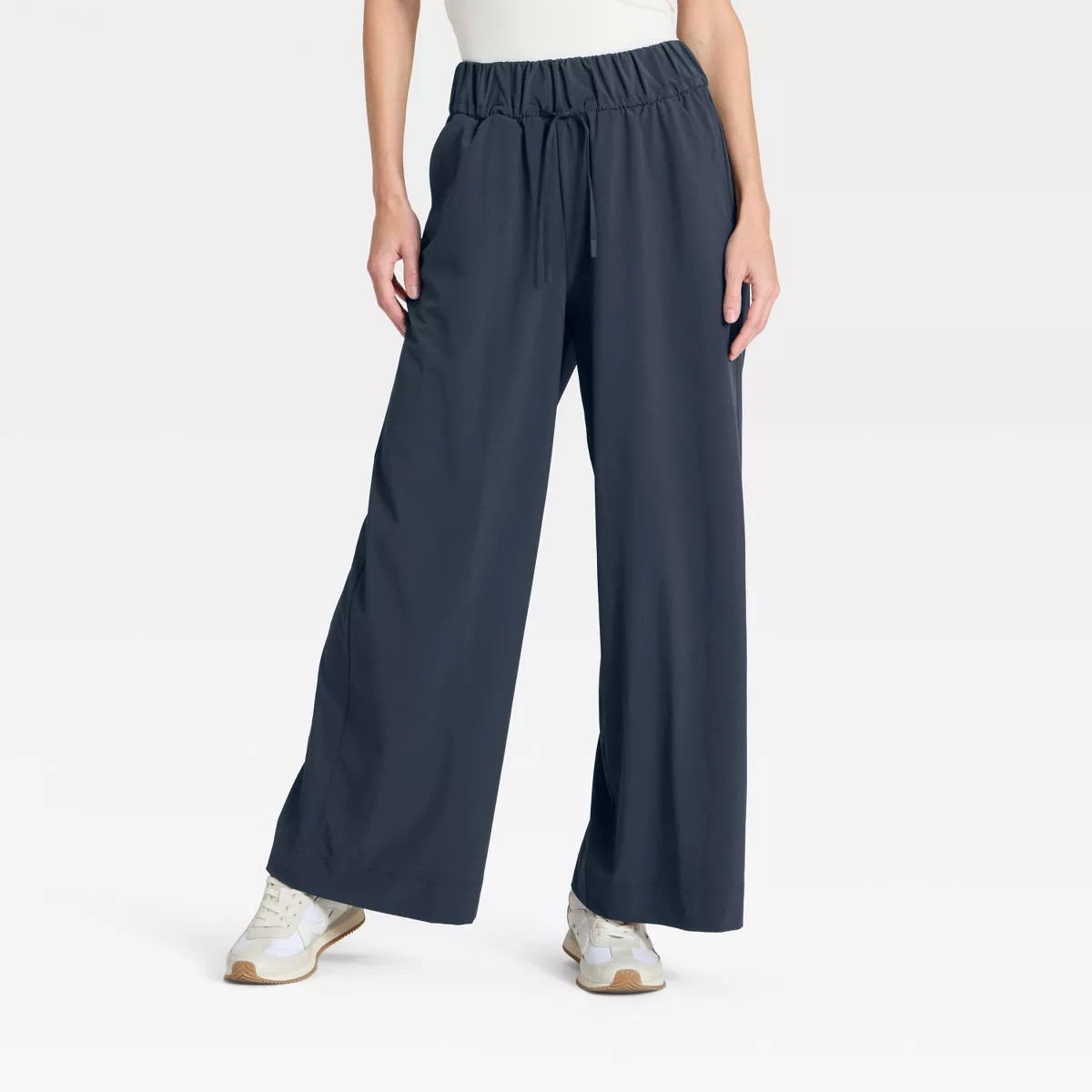 Women's Active Light High-Rise Wide Leg Pants - All In Motion™ Brown S | Target