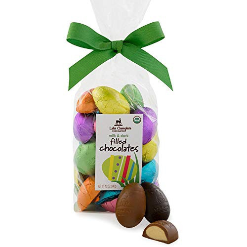 LAKE CHAMPLAIN CHOCOLATES Organic Assorted Egg Bag, 12 OZ | Amazon (US)