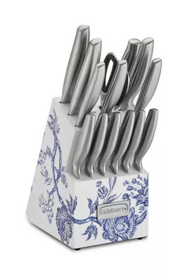 Cuisinart Caskataâ¢ 15 Piece German Stainless Steel Cutlery Block Set | Belk