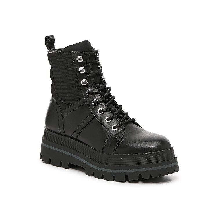 Marc Fisher Sashia Platform Combat Boot | Women's | Black | Size 8.5 | Boots | Block | Bootie | Comb | DSW