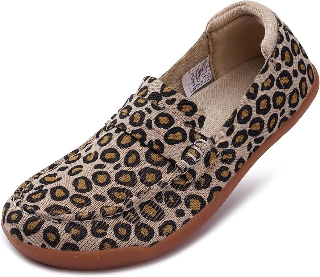 WHITIN Women's Wide Penny Loafers Slip On Barefoot Flats W616 | Amazon (US)