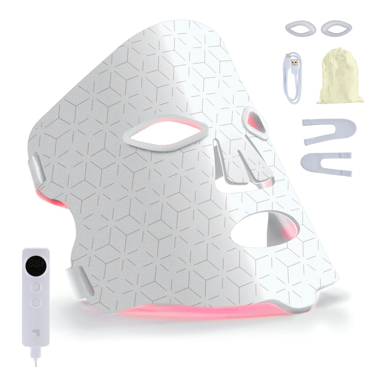 Sharper Image Revel LED Light Therapy Face Mask | HSN