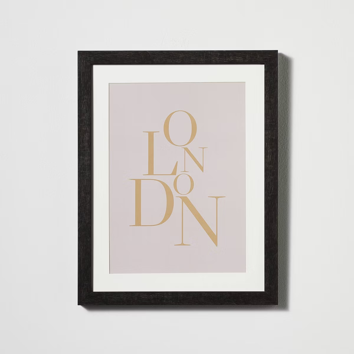 11" x 14" London Framed Under Glass with Mat Dark Wood - Threshold™ designed with Studio McGee:... | Target