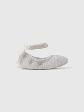 Baby Eyelet Flats | Gap (US)