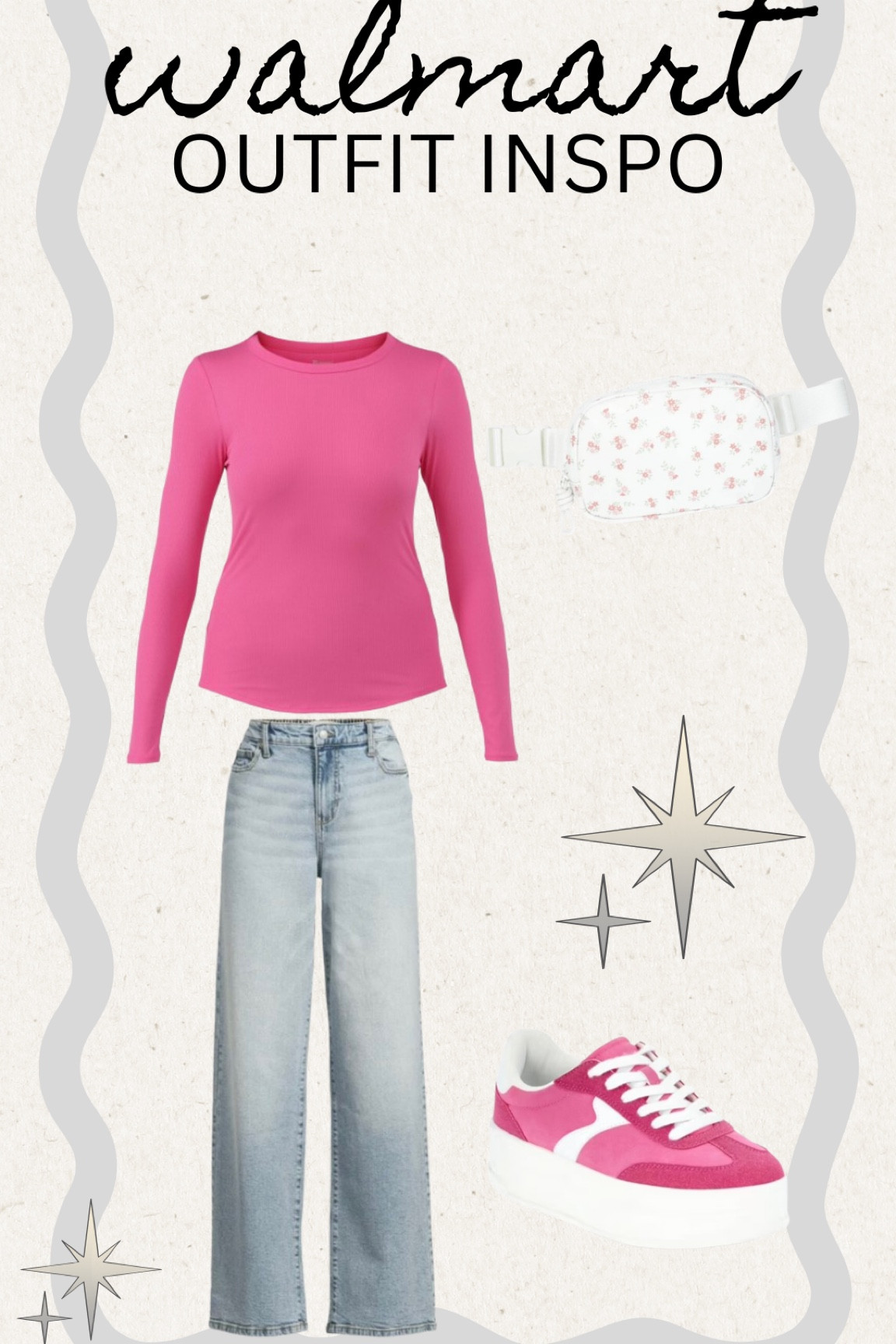 Walmart Outfit Inspo | Pretty Pink 