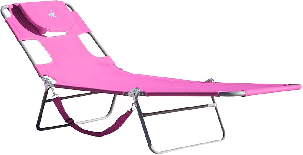 Ostrich Chaise Lounge Beach Chair for Adults with Face Hole, Versatile, Folding Lounger for Outsi... | Amazon (US)