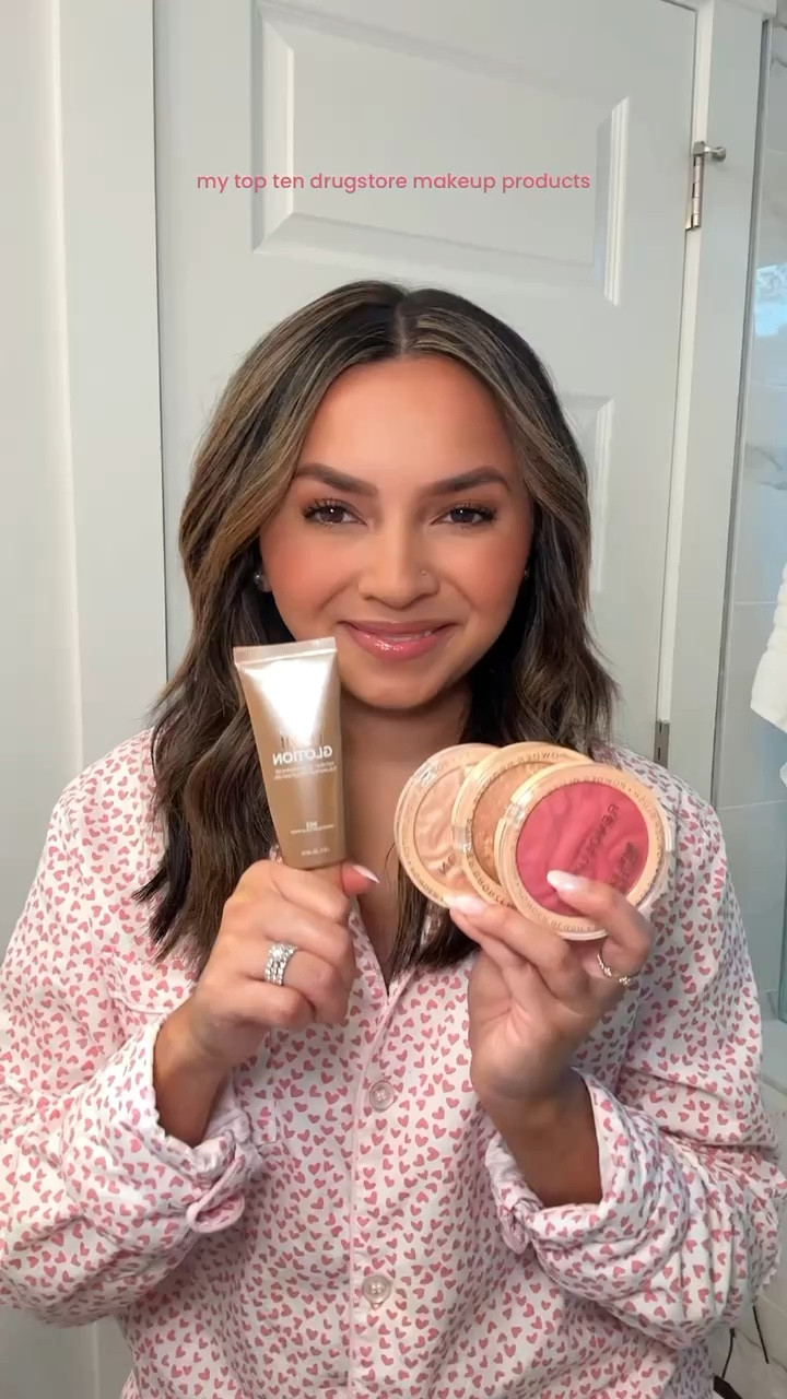 Lengthening lash primer 
Lash blast mascara shade very black 
Eyebrow pencil shade taupe 
Glotion shade medium 
Highlighter shade just my type 
Blush shade rose kiss
Bronzer shade long weekend
Loose baking powder shade translucent 
Lip liner shade nude truffle 
Plumping lip gloss shade translucent 


Spring Makeup 
Drugstore makeup 
Beauty 
Makeup 

Honey Sweet Petite 
Honeysweetpetite 

#LTKfindsunder50 #LTKbeauty #LTKstyletip