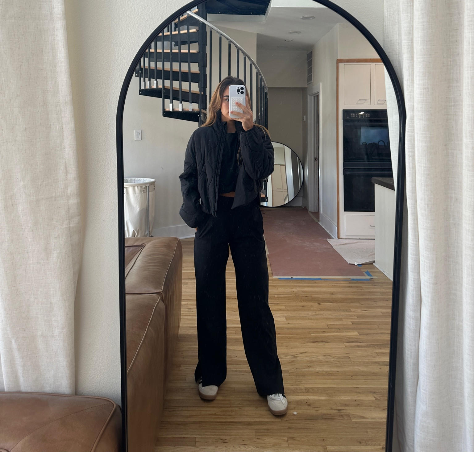 long sleeve : L 
pants: S 
leggings: S
shorts: S 
dress: S