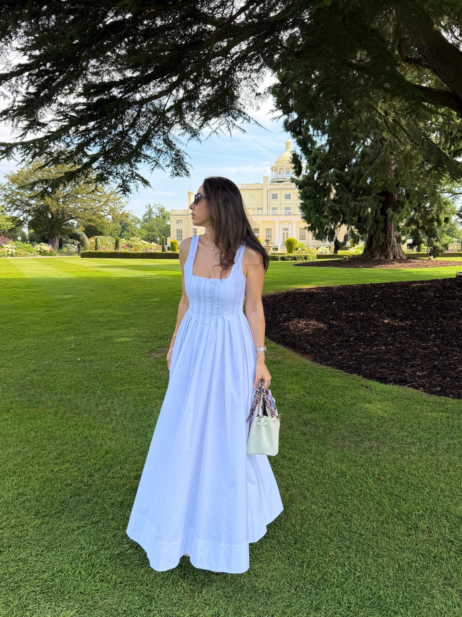 A classic white dress carries you effortlessly through summer - I love the fitted bodice and full skirt of this cotton poplin style 🤍
(Runs large so size down)

#LTKsummer #LTKuk #LTKluxury