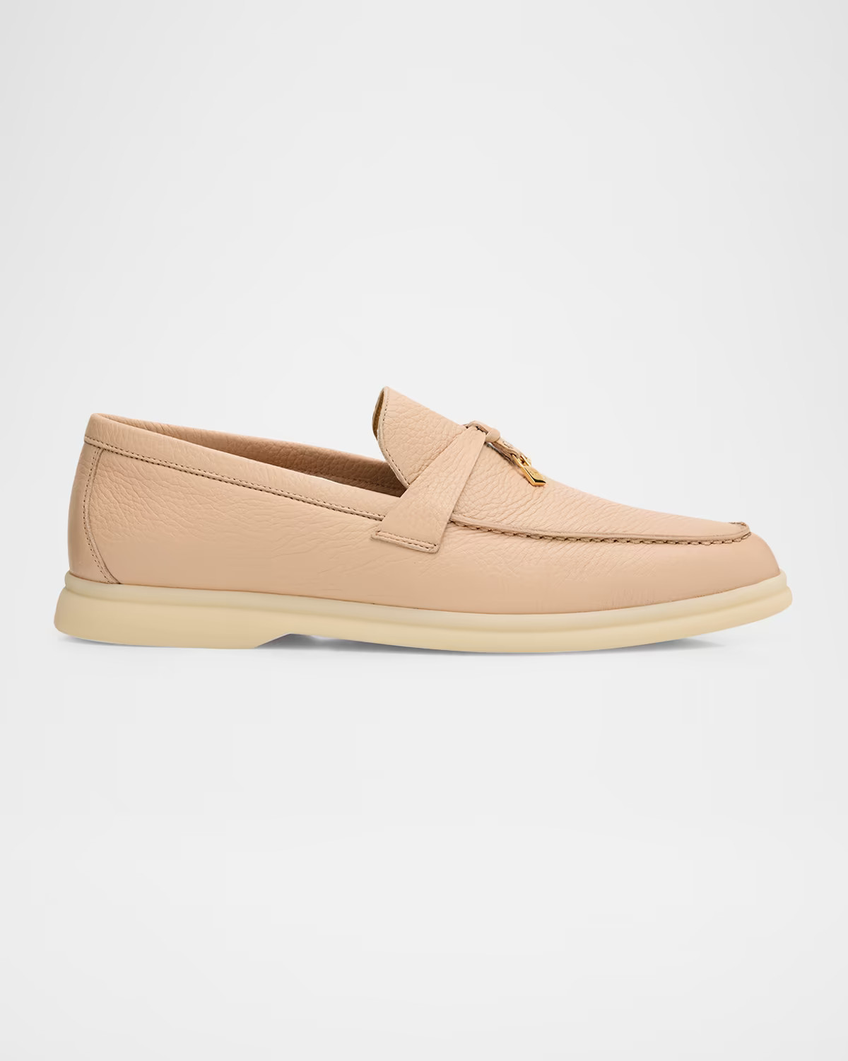 Summer Charms Leather Slip-On Loafers | Neiman Marcus