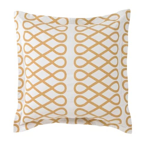 Cococozy Loop Ochre Euro Sham (Set of 2) | Wayfair North America