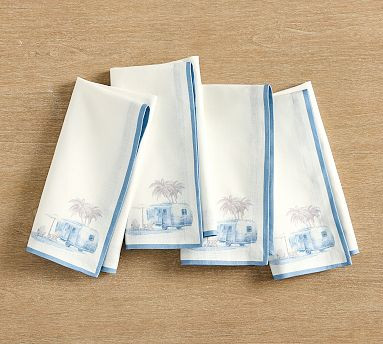 Airstream Organic Cotton Napkins - Set of 4 | Pottery Barn (US)