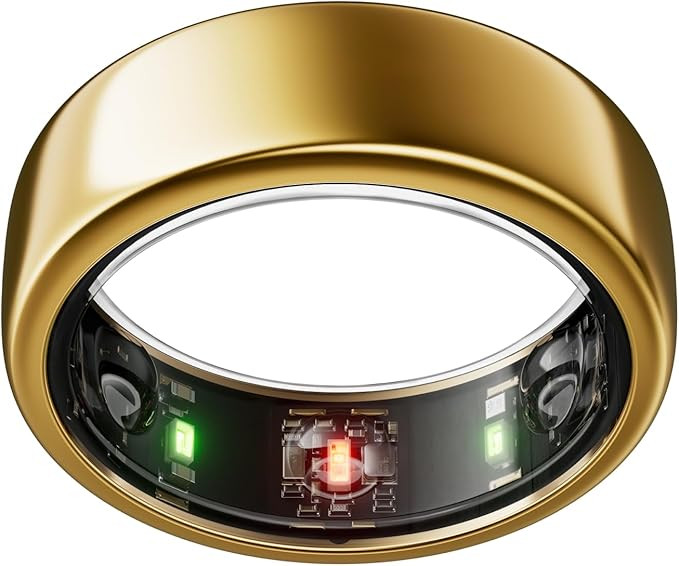 Oura Ring Gen3 Horizon - Gold - Size 7 - Smart Ring - Size First with Oura Ring Gen3 Sizing Kit -... | Amazon (US)