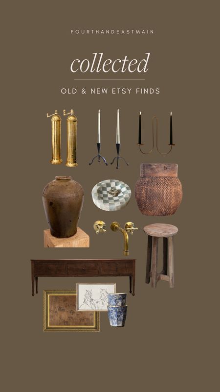 collected // old and new etsy finds 

vintage find brass taper holder amazon home, amazon finds, walmart finds, walmart home, affordable home, amber interiors, studio mcgee, home roundup amazon mcgee amber lewis dupe 

#LTKHome