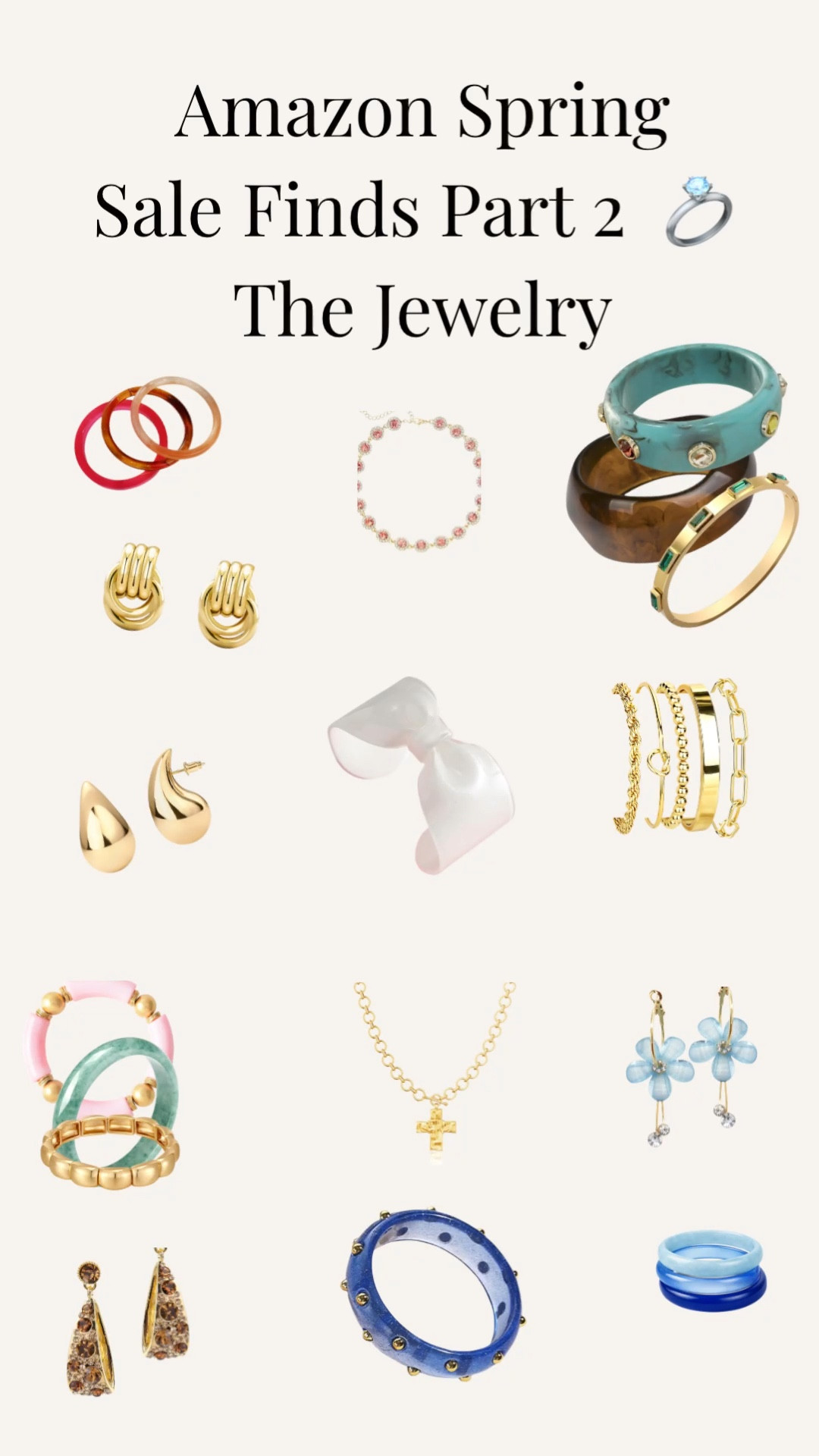 
Amazon Spring Sale jewelry finds ✨
I had too many good finds not to share these 😍
These are the pieces I couldn’t fit in my last post!

Everything is linked here 💛

#ltkstyle #ltkfinds #ltkunder50 #ltkaccessories #amazonfinds #amazonspring #jewelryfinds #affordablejewelry #layeredjewelry #everydaystyle #momstyle #budgetfashion


#LTKU #LTKOver40 #LTKSaleAlert