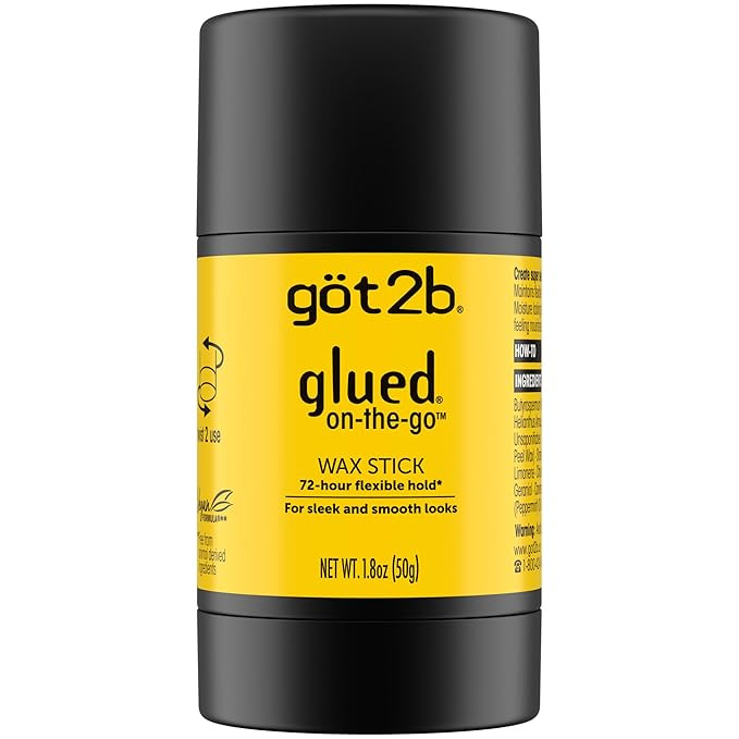 got2b glued On-The-Go Hair Wax Stick, 1.8oz, Hair Styling Wax Stick Creates Sleek and Slick Style... | Amazon (US)