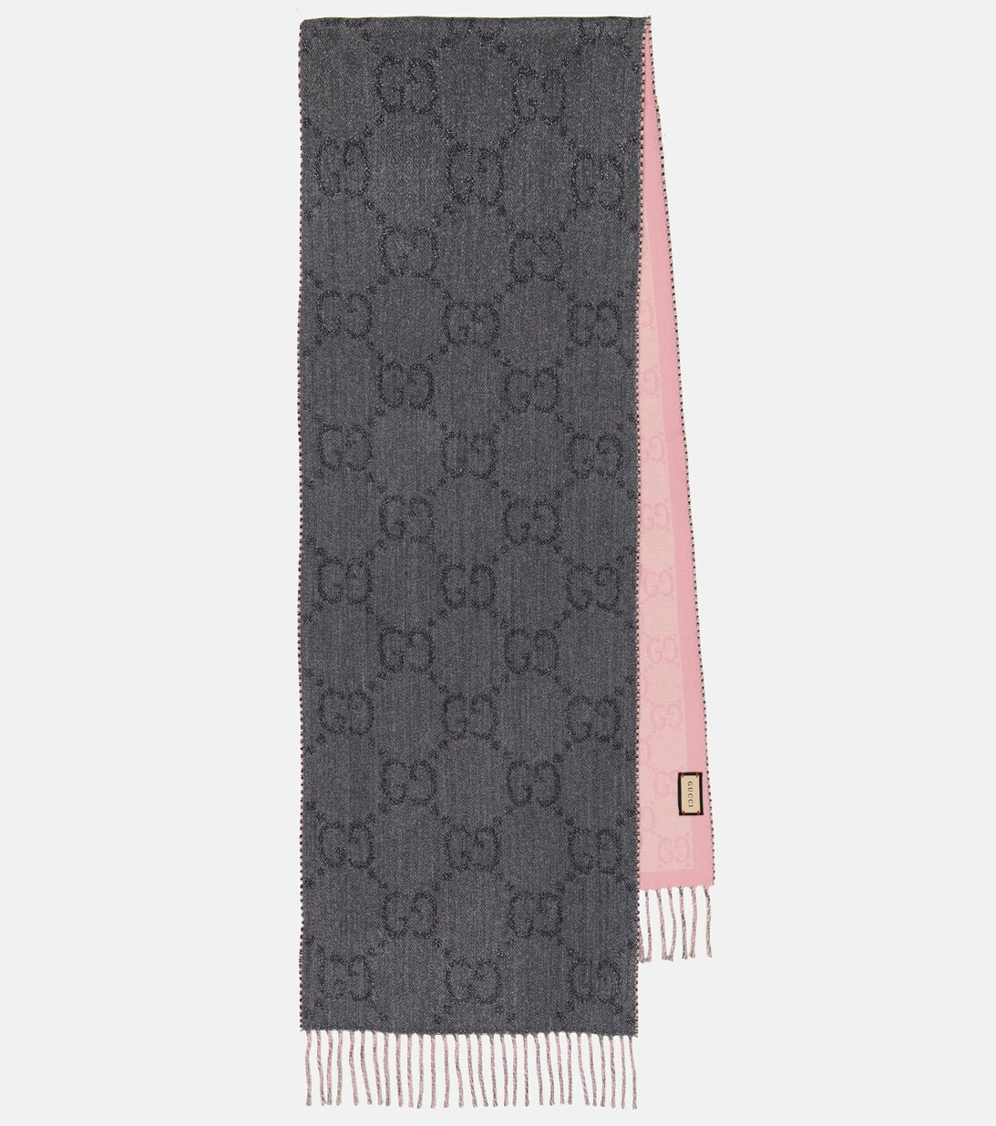 Sciarpa in jacquard GG di misto lana | Mytheresa (INTL)