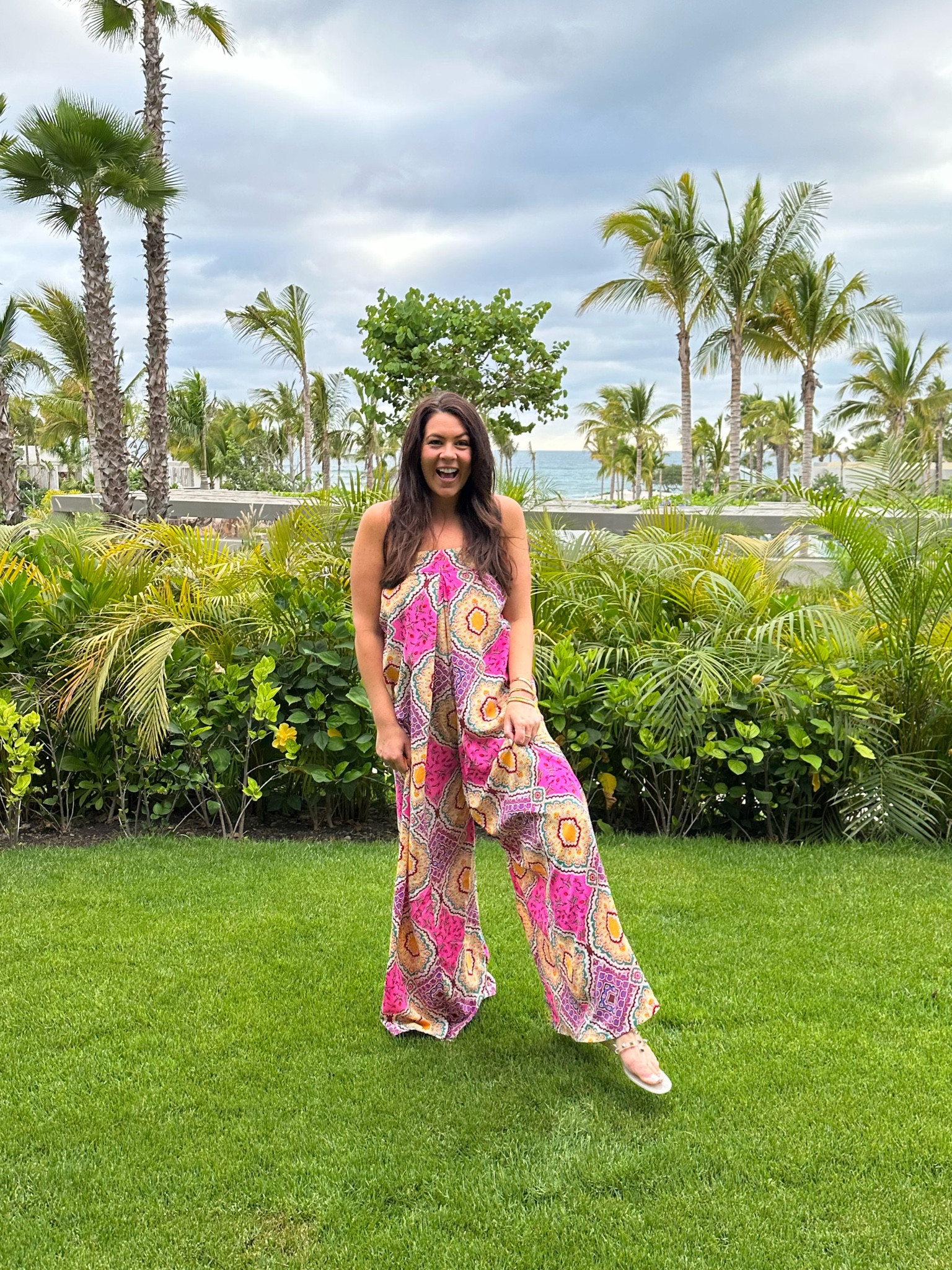 Bright and colorful jumpsuit!!! 

#LTKswim #LTKtravel #LTKSeasonal