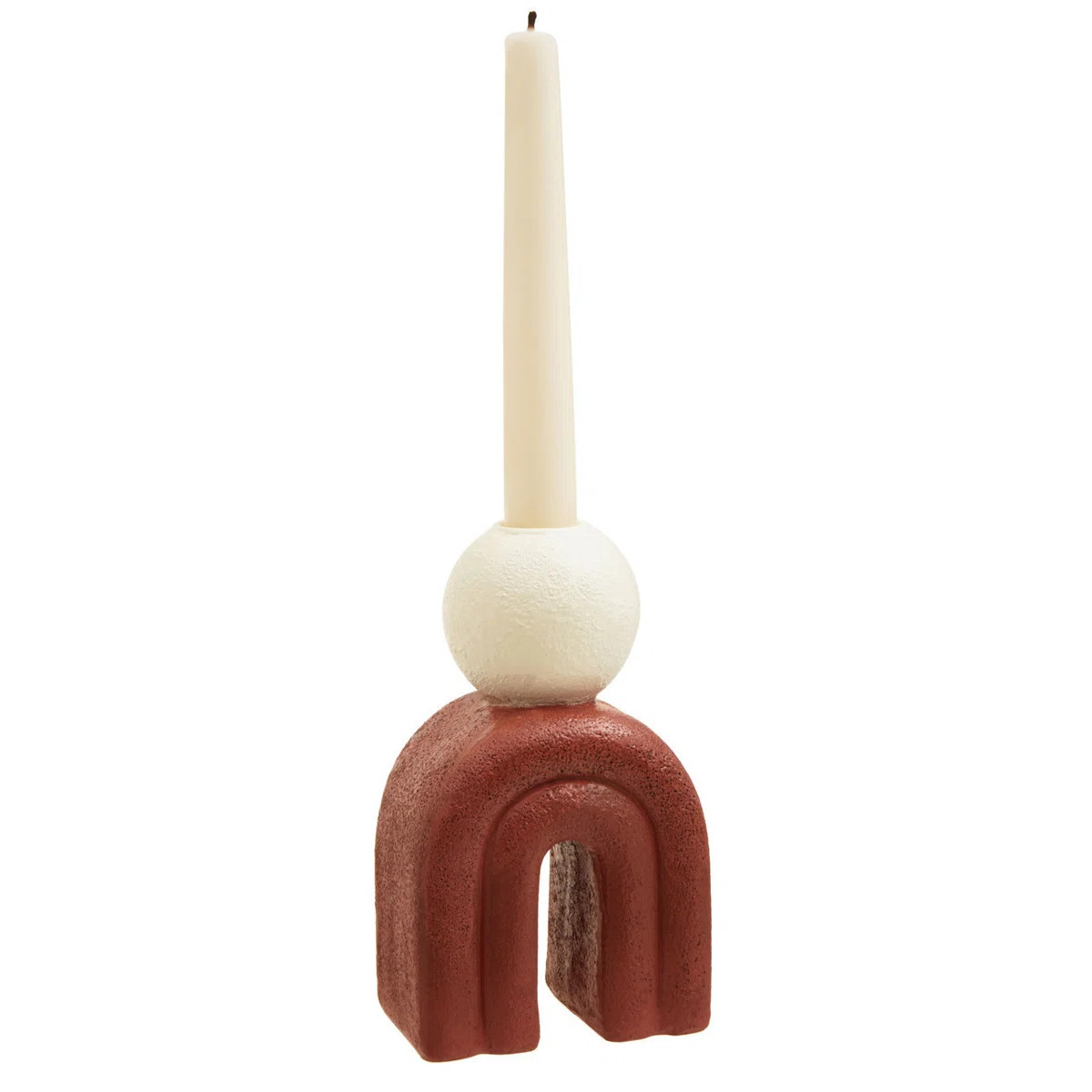 16Cm Stone Tabletop Candlestick | Wayfair UK