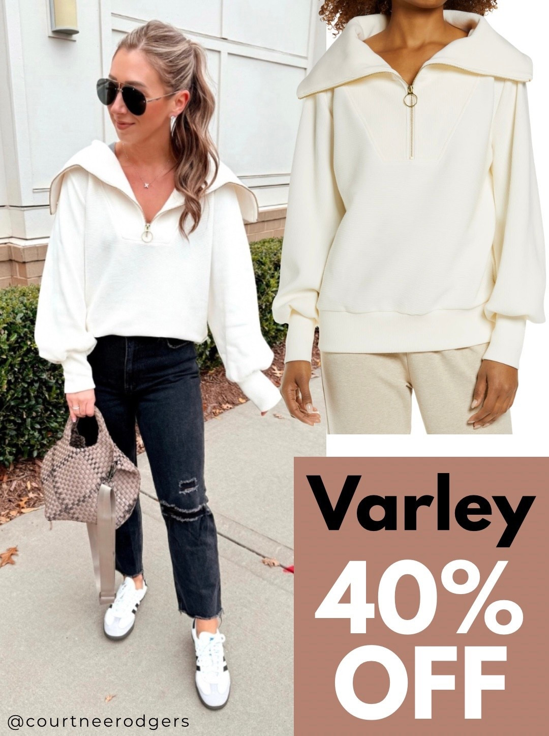 Varley Vine Half Zip 40% OFF ✨ I wear my true size small! No need to size up, runs naturally oversized!

Varley, best seller, Christmas gifts 

#LTKGiftGuide #LTKHoliday #LTKFindsUnder100