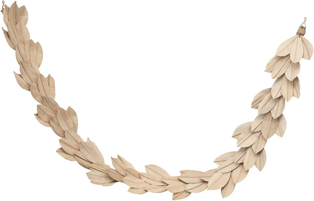 Creative Co-Op 72" L Dried Buri Palm Leaf, Natural Garlands | Amazon (US)